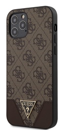 [GUHCP12SPU4GHGB] GUESS carcasa 4G TRIANGLE iphone 12 MINI MARRON 