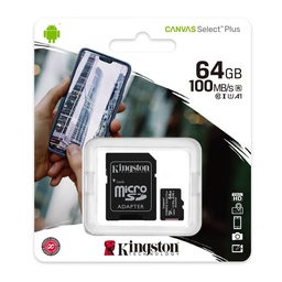 [SDCS2/64GB] KINGSTON tarjeta memoria micro SD 64GB 
