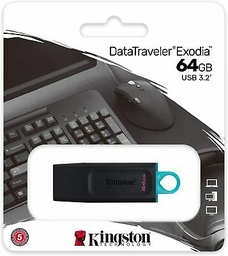 [DTX64GB] KINGSTON  pendrive 64GB DataTraveler Exodia USB 3.2