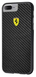 [FESCCBHCP7BL] FERRARI carcasa 'CARBONO' Iphone 6/7/8/SE NEGRO