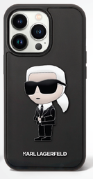 [KLHCP14L3DRKINK] KARL LAGERFELD carcasa 3D RUBBER IKONIK NFT iphone 14 PRO