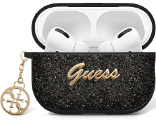 [GUA2GLGSHK] GUESS funda GLITTER CHARM airpods 1/2 NEGRO