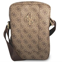 [GUTB8G4GFBR] GUESS bandolera 8" 4G METAL LOGO MARRON