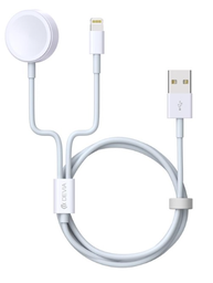 [DSTAW2IN1] DEVIA cargador 2 en 1 APPLE WATCH 