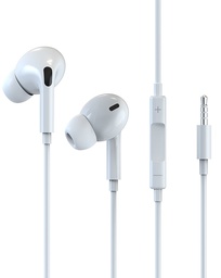 [DSTSMWS] DEVIA auriculares con mando y micro BLANCO silicona