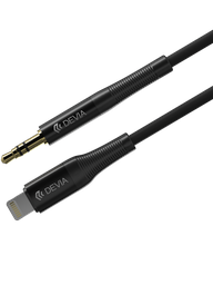 [DSTACL35] DEVIA cable LIGHTNING - JACK 3.5mm NEGRO