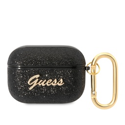 [GUA3HGGSHK] GUESS funda GLITTER FLAKE Airpods 3º GEN. NEGRO