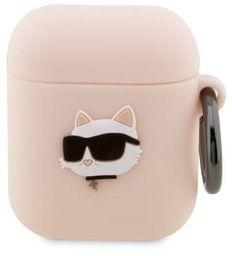 [KLA2RUNCHP] KARL LAGERFELD funda 3D NFT CHOUPETTE AIRPODS 1/2 ROSA