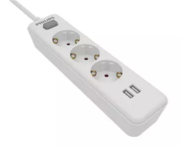 [SPN3032WA/10] PHILIPS REGLETA 3 tomas con interruptor (copia)