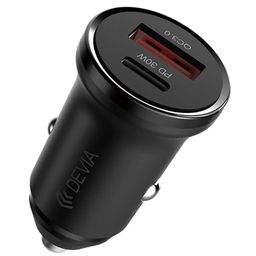 [DSTCC30W] DEVIA cargador coche dual USB 3.1A mas cable micro USB blanco (copia)