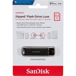 [SDIX70N64GB] SANDISK PENDRIVE IXPAND TYPE C-LIGHTNING 256GB (copia)