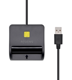 [ASCRSN01BK] AISENS Lector DNI ELECTRÓNIC0 USB-C (copia)