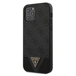 [GUHCP12MPU4GHBK] GUESS CARCASA LOGO STRASS IPHONE 12/PRO ROSA (copia)