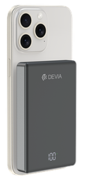 [DSTSSMPDM10G] DEVIA BATERIA AUXILIAR MAGNETICA CON SOPORTE 10000mah BLANCO (copia)