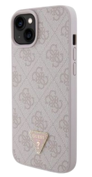 [GUHCP15SP4TDPP] GUESS CARCASA 4G TRIANGLE STRASS IPHONE 15 NEGRO (copia)