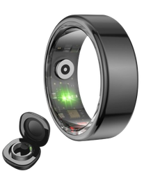 [BSR01N11] KSIX ANILLO INTELIGENTE SATURN TALLA M/10 NEGRO (copia)