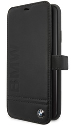 [BMFLBKP12SSLLB] BMW funda ´SIGNATURE´ IPhone 12 MINI piel NEGRO