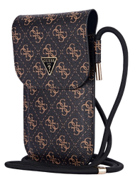 [GUOWBPG4TGNK] GUESS BANDOLERA 4G TRIANGLE GRIS (copia)