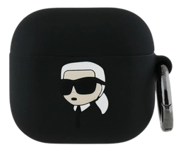 [KLA4RUNIKK] KARL LAGERFELD FUNDA K&C HEAD PIN AIRPODS 4 NEGRO (copia)