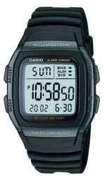 [W96H1BVDF] CASIO RELOJ W-96H-1BVDF NEGRO