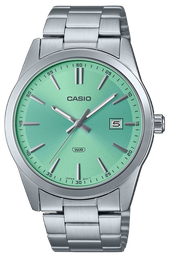[MTPVD03D3A2UDF] CASIO RELOJ MTP-VD03D-3A2UDF ESFERA VERDE CLARO CORREA ACERO