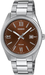 [MTP1302DD5A] CASIO RELOJ MTP-1302DD-5A ESFERA MARRON CORREA ACERO