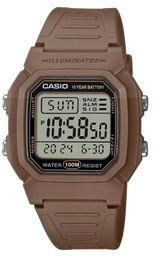 [W800H5AVDF] CASIO RELOJ W-800H-5A ILLUMINATOR CLASSIC MARRON