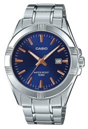 [MTP1308D2A] CASIO RELOJ TIMELESS COLLECTION ESFERA AZUL HIELO/ CUARZO