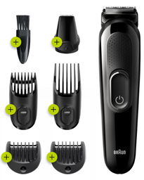 [MGK3225] BRAUN CORTABARBAS BT3000 CON BATERIA 2 ACCESORIOS (copia)