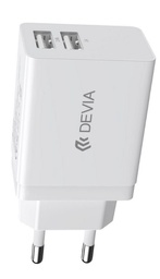 [DSTSMHU2S] DEVIA cargador USB 2.4A FAST CHARGE doble entrada