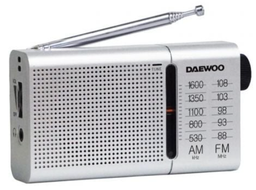 [DW1037] DAEWOO RADIO PORTATIL DW1008 PLATA (copia)