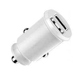 [DSTSMDUC2] DEVIA cargador de coche DOBLE USB blanco