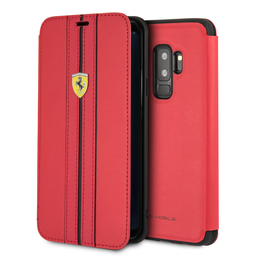 [FESURFLBKTS9LREB] FERRARI funda 'ON TRACK' Samsung Galaxy S9+ ROJO