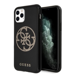 [GUHCN58TPUBKG] GUESS CARCASA GLITTER 4G IPHONE 11 PRO / X / Xs NEGRO