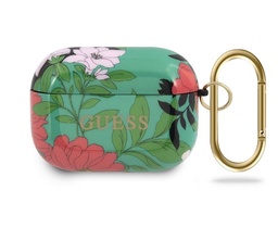 [GUACAPTPUBKFL01] GUESS funda silicona FLORAL airpods PRO VERDE